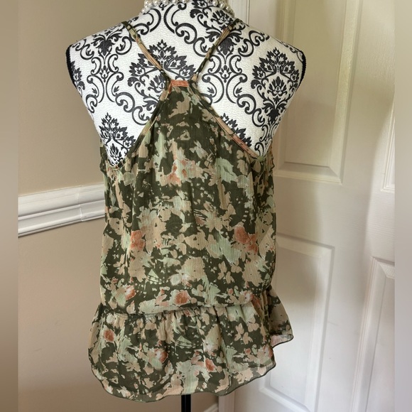 Mudd, sleeveless, flounce/boho top, size Lg - Picture 6 of 8